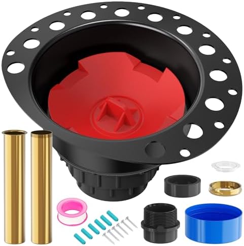 ABS Island Tub Drain Rough-in Kit with Dust Cover