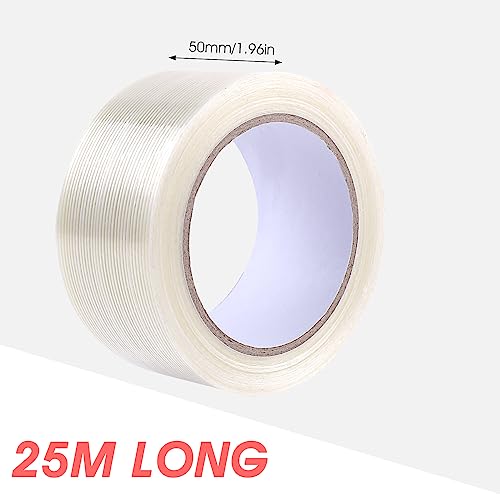 Prasacco 25M Clear Duct Tape Heavy Duty Waterproof