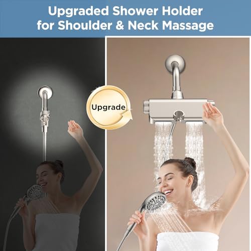 MakeFit 2-in-1 Dual Shower Head with Massage and Handheld