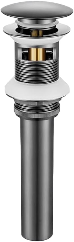 YZZY Vessel Basin Pop-up Drain with Overflow and Hair Catcher