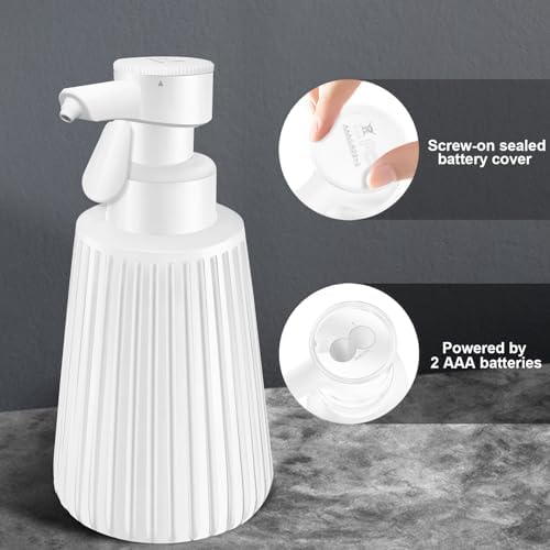 MoKasi 85oz Automatic Soap Dispenser - White Resin Touchless