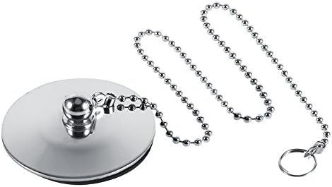 Fdit Universal Chrome Drain Cover with Chain