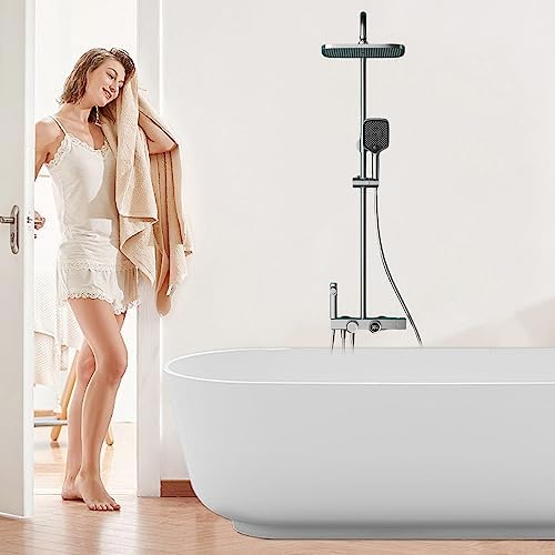 Digital Display Shower Faucet Set with 4 Functions 1