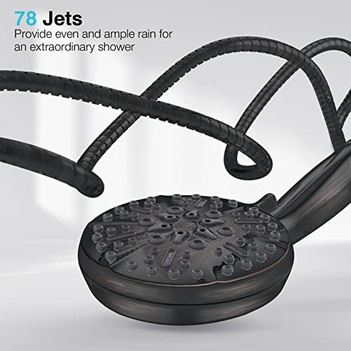 BOWGER High Pressure Handheld Shower Head Set