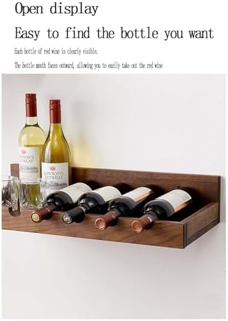 ZUGIATP Wall-Mounted Wine Rack for Wine and Champagne