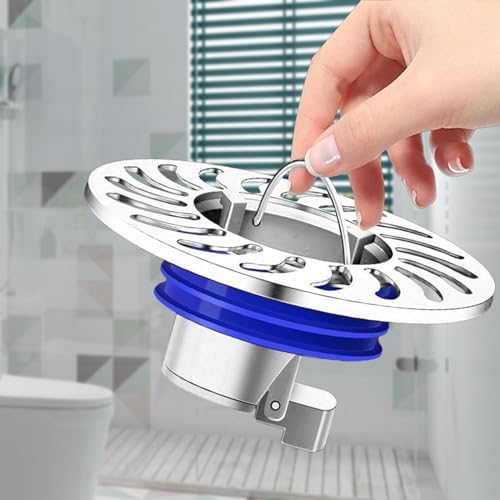 Self Closing Copper Floor Drain Plug for Sinks and Bathtubs 1