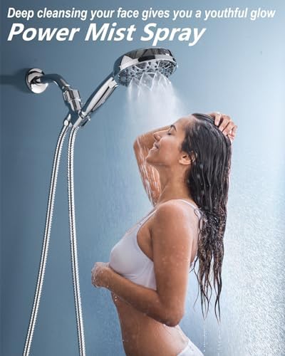 Diiwet Handheld Showerhead 7 Settings High Pressure
