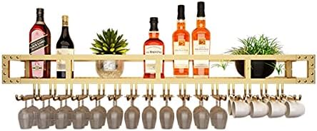 Wall-Mounted Wine Rack - Space-Saving Wrought Iron Holder