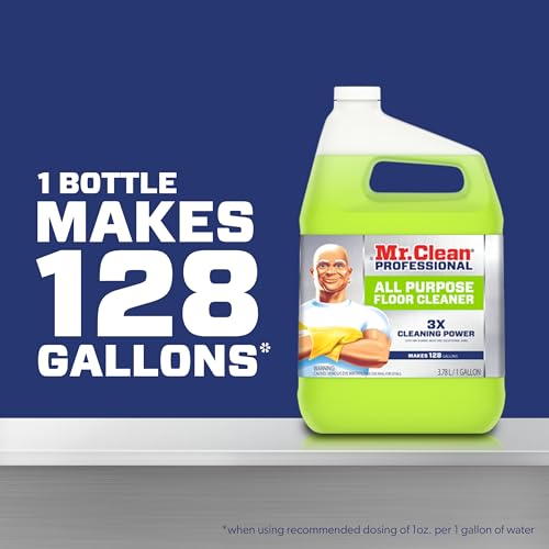 Mr Clean Professional Floor Cleaner 1 Gallon Case of 3