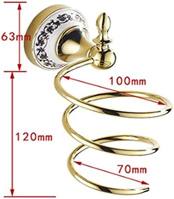 Luxurious Golden Hand Dryer Holder with Mounting Screw