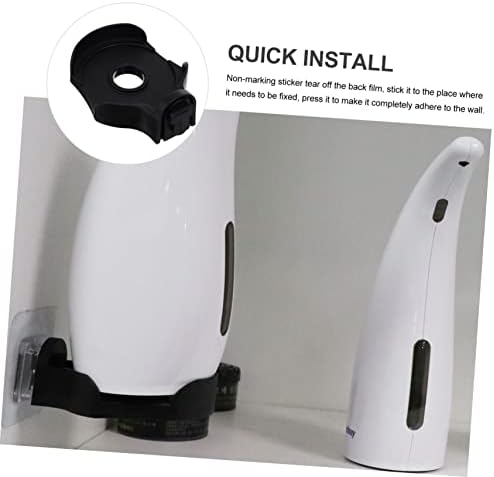 2pcs Wall-Mounted Soap Holder Bracket for Foam and Liquid Dispensers