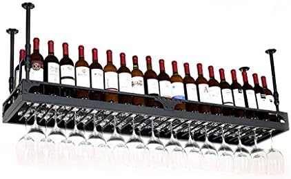 SDdPulse Wall-Mounted Wine Rack with Telescopic Rod