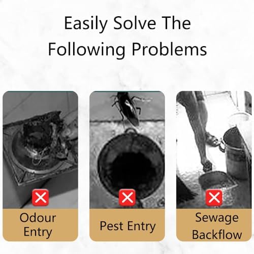 SagaSave Odor Proof Floor Drain Plug