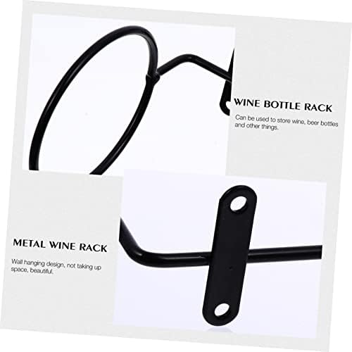 Ciieeo Wall-Mounted Wine Rack 6pcs Stylish Display Holder