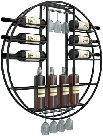 ZJDYDY Wall-Mounted Wine Rack Organizer