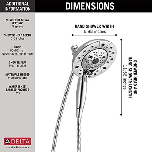 Delta In2ition Dual Shower Head with Handheld Spray
