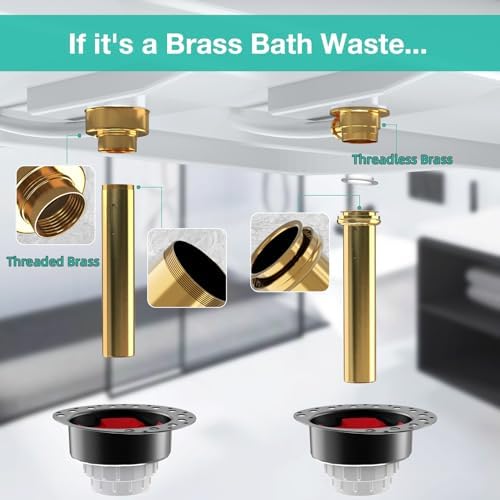 PVC Island Tub Drain Rough-in Kit for Freestanding Bathtub