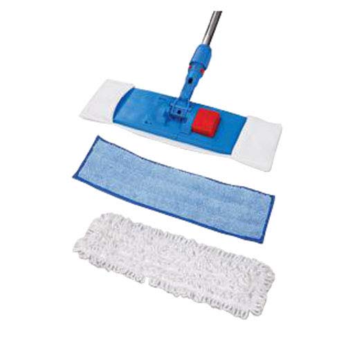 TASK0300 Quick Task Microfiber Flat Mop Cover Blue 1