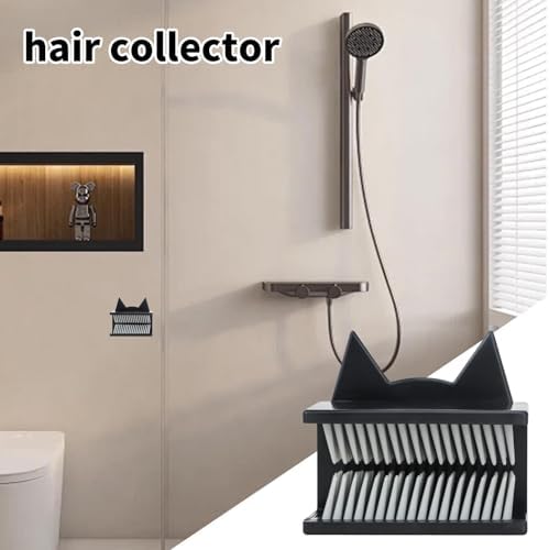 Wall Hair Catcher Reusable Shower Drain Protector