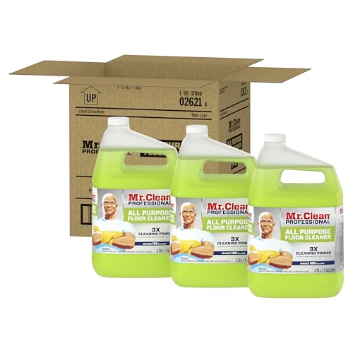 Mr Clean Professional Floor Cleaner 1 Gallon Case of 3