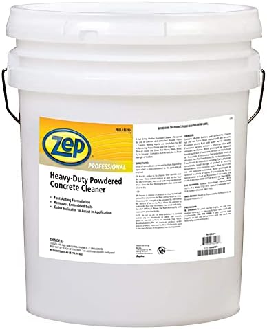 Zep Professional Heavy-Duty Concrete Cleaner 125 LB Drum