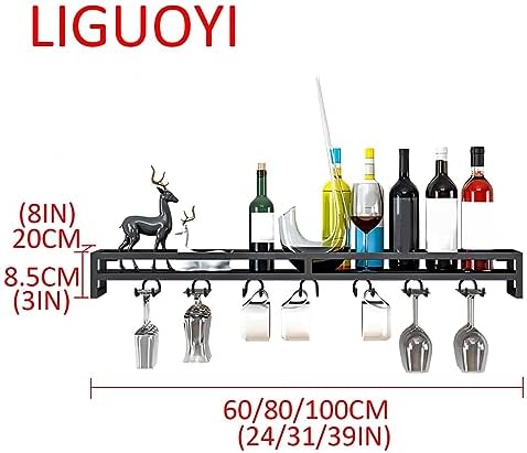 LIGUOYI Wall-Mounted Wine Glass Hanger 1