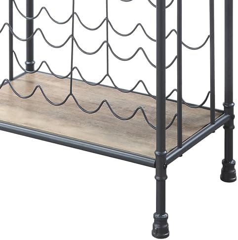 TREATLIFE Home Antique Oak Stemware Wine Rack