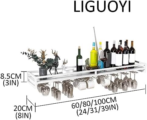 LIGUOYI Wall Mounted Wine Rack 60CM Space Saving Holder