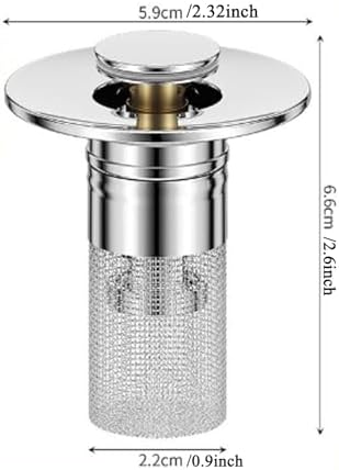 Citosisk Drain Filter with 2PCS Removable Basket