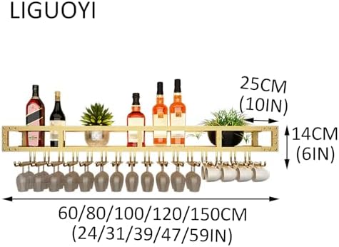 LIGUOYI Wall-Mounted Wine Glass Holder