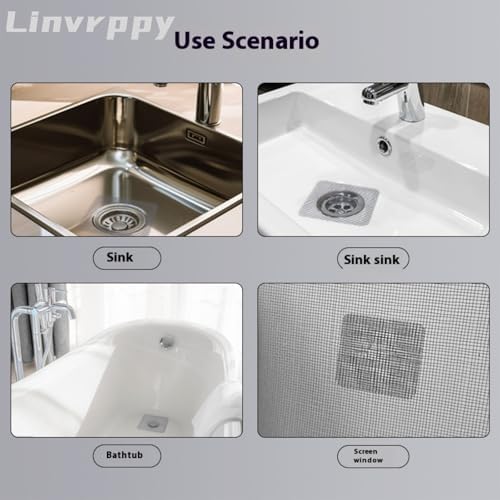 Pack of 20 4x4 Disposable Drain Covers Hair Catcher 1