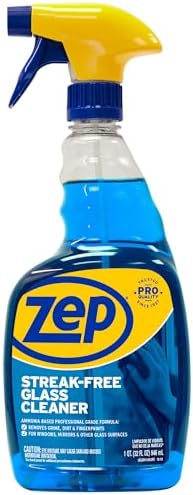 Zep Streak-Free Glass Cleaner 32 Oz Case of 12