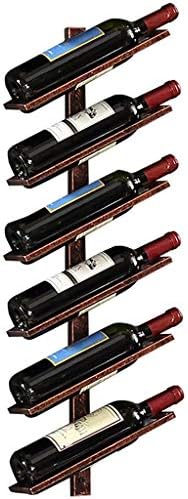 LASEVE Wall Mounted Wine Rack for 4 Bottles