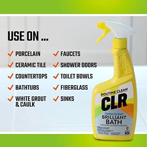 CLR PRO and CLR Brilliant Bath Foaming Cleaner Set