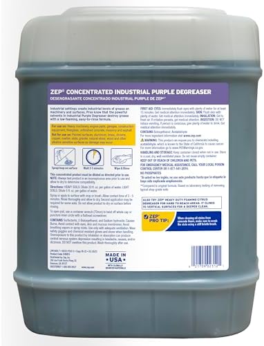 Zep Industrial Purple Cleaner and Degreaser 5 Gallon