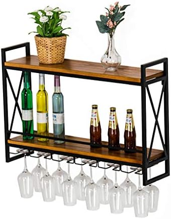 ZJDYDY Wall-Mounted Wine Rack Holder with Cork Storage