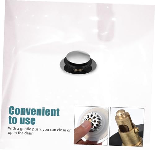 Yardenfun Copper Bathtub Drain Hair Catcher Pop-up Stopper