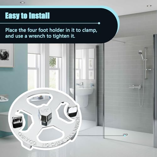Delixike 42239 Shower Drain Wrench Strainer Stainless Steel