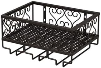 Wall Mounted Wine Rack with Stemware Hanger