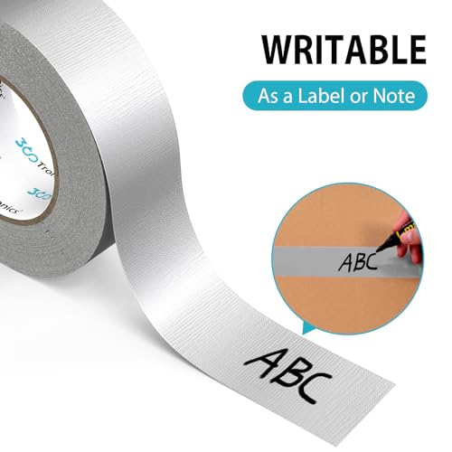 360Tronics Duct Tape 2in x 30yd Heavy Duty Waterproof