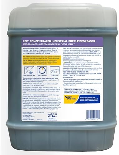 Zep Industrial Purple Cleaner and Degreaser 5 Gallon