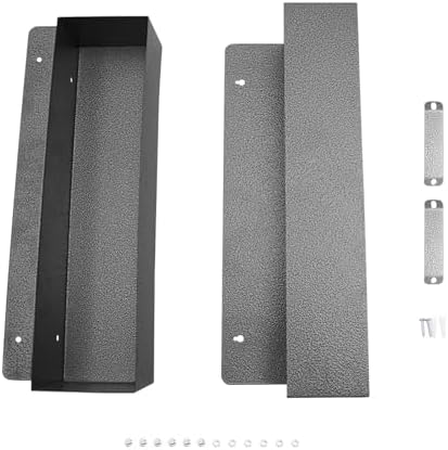 HOLMZCED 2 Tiers Wall Mounted Wine Rack