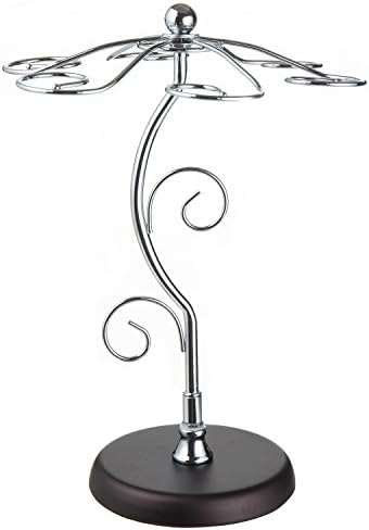 MyGift 6-Hook Countertop Wine Glass Holder