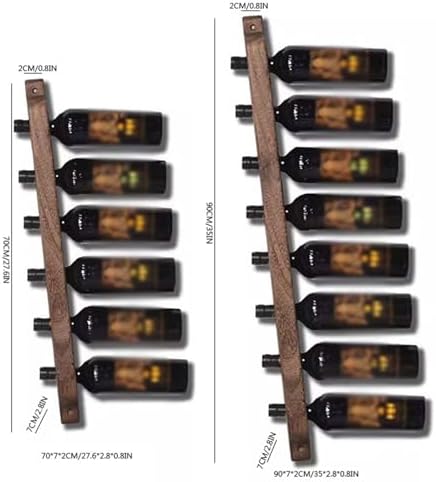 Stylish Wall-Mounted Wine Holder for Home Bar