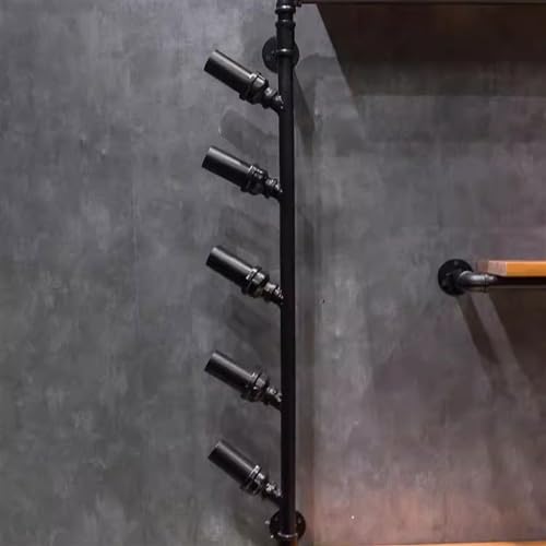 GRFIT Wall-Mounted Wine Rack with Industrial Style