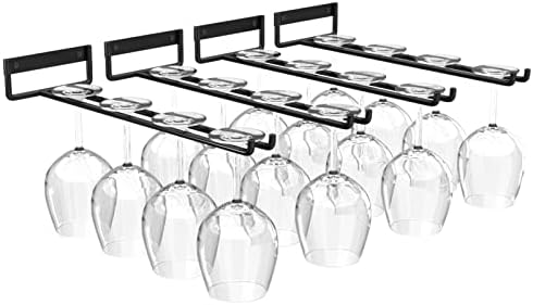 118 Inch Wine Glass Rack Set of 4 Metal Holder