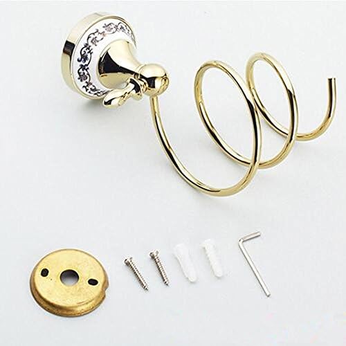 Luxurious Golden Hand Dryer Holder with Mounting Screw