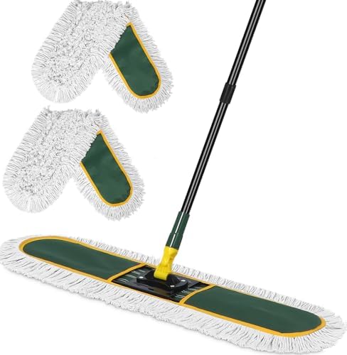BUVE 36 Heavy Duty Dust Mop with Replacement Pads
