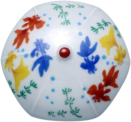 TOYO CERAMICS Arita Ware Drain Cover with Goldfish Design