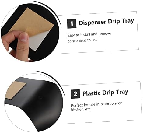 ABOOFAN Foaming Soap Drip Tray Holder for Bathroom Kitchen